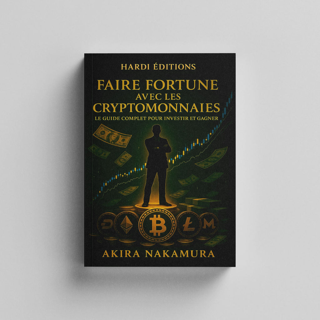 Faire Fortune Avec Les Cryptomonnaies de Akira Nakamura - Hardi Éditions