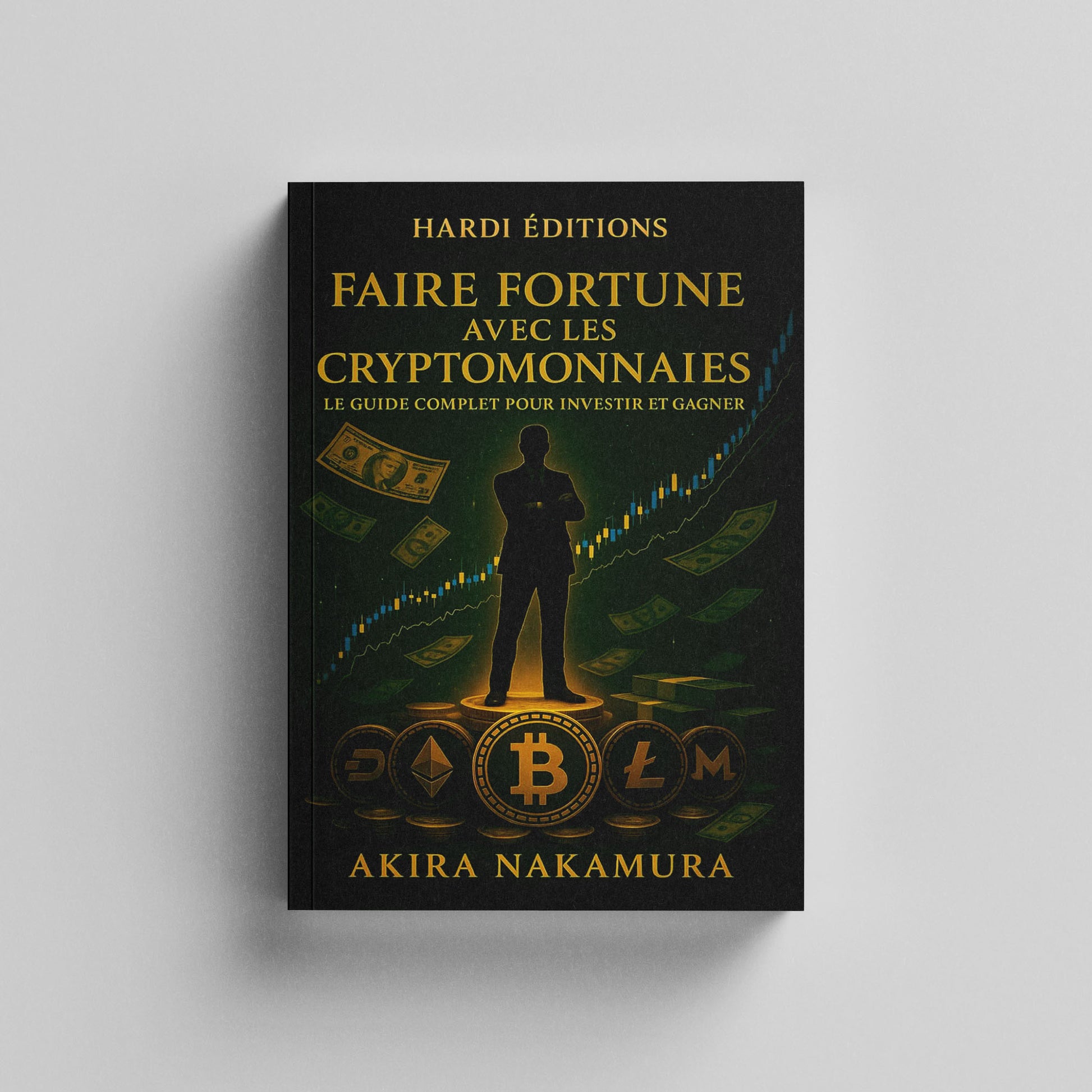 Faire Fortune Avec Les Cryptomonnaies de Akira Nakamura - Hardi Éditions